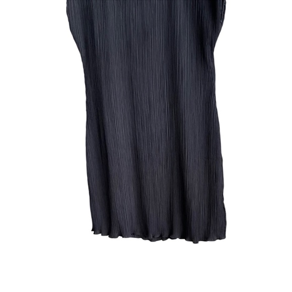 Madewell Plissé Mini Tee Dress In Black SIZE 8 - Picture 6 of 16